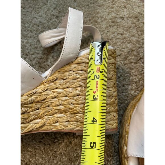 Paloma Barceló Clama Jute-Wedge Sandals Glacial Pink, Sz EU 40 / US 9, MP $374 - Picture 11 of 16